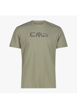 T-shirt girocollo con logo CMP