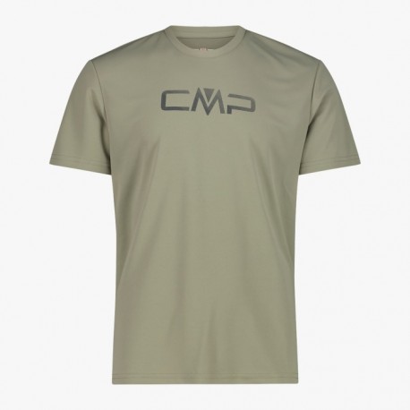T-shirt girocollo con logo CMP