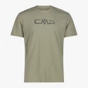 T-shirt girocollo con logo CMP