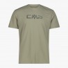 T-shirt girocollo con logo CMP