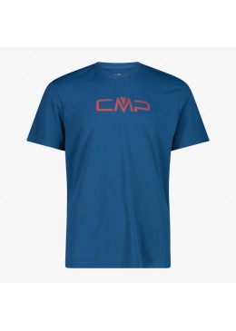 T-shirt girocollo con logo CMP
