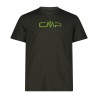 T-shirt girocollo con logo CMP
