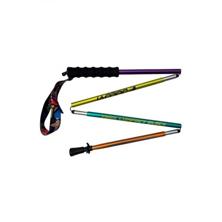 Joluvi coppia Bastoncini da Trekking Trail Compact Multicolor