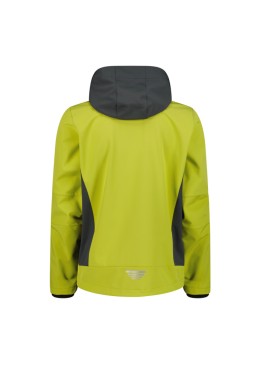 CMP Giacca uomo in Softshell con cappuccio staccabile